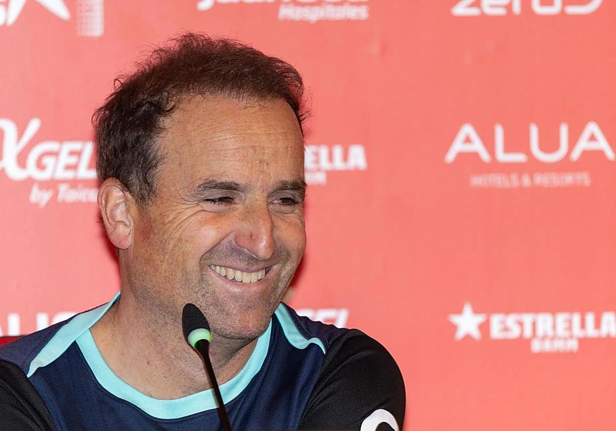 Jagoba Arrasate ejerció de botillero de Mikel Goñi.