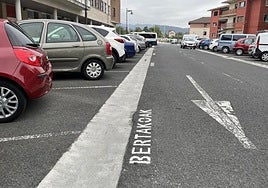 En Amute ya están señalizadas las zonas reservadas para los residentes.