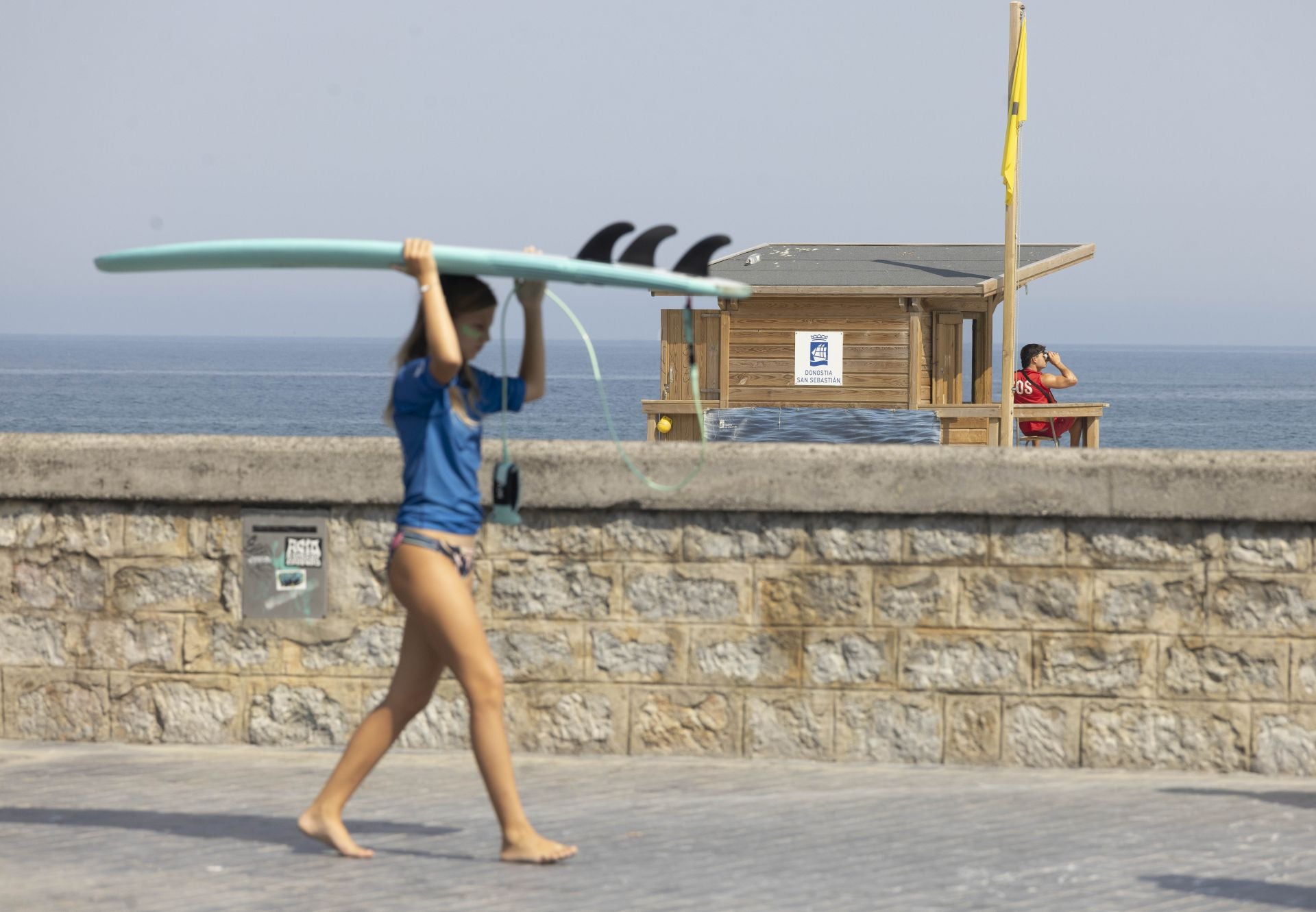 La ola de calor asfixia Donostia