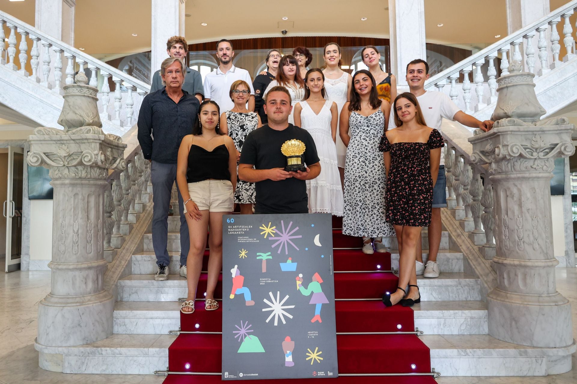 Pirotecnia Valenciana se lleva la Concha de Oro del concurso de fuegos artificiales de San Sebastián