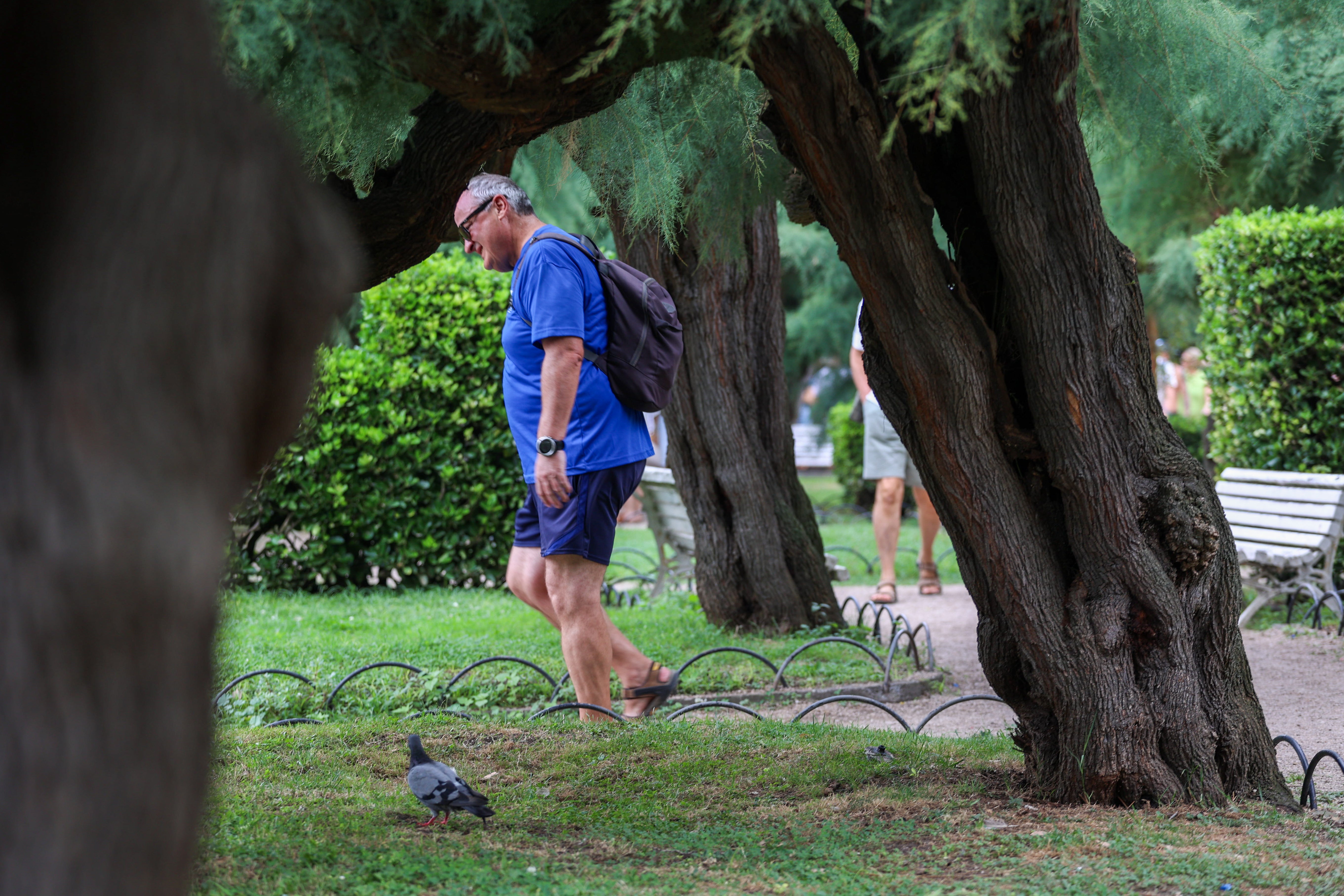 La Concha llena pese a la bajada de 10 grados