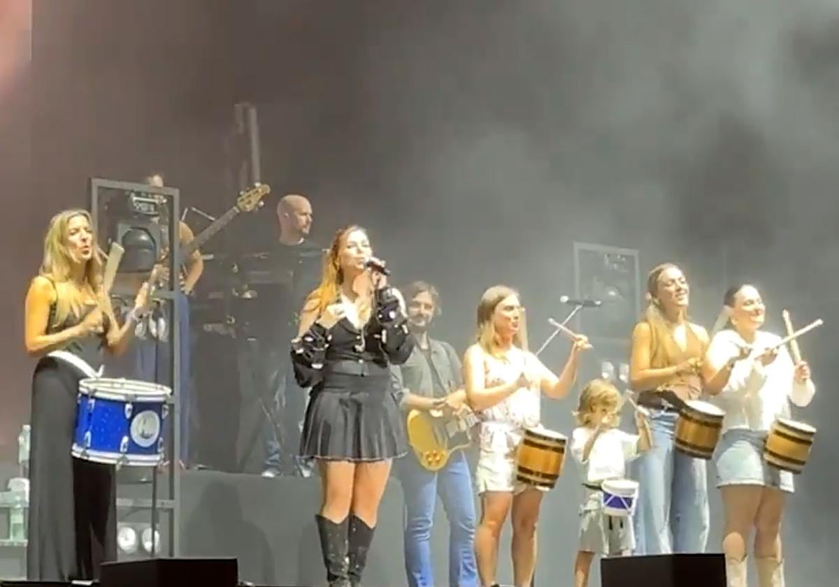 Leire Martínez sorprende con un guiño a la fiesta de San Sebastián