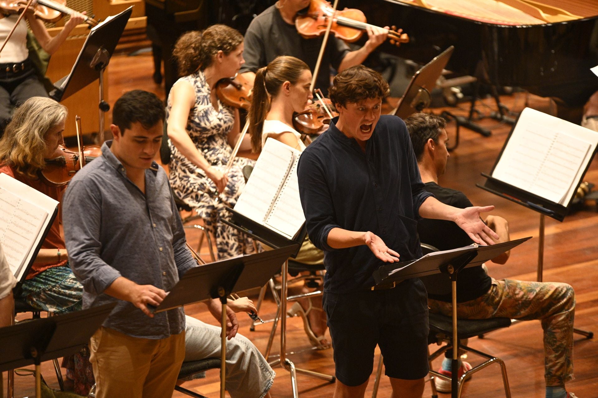 Un ensayo al más puro estilo Hollywood