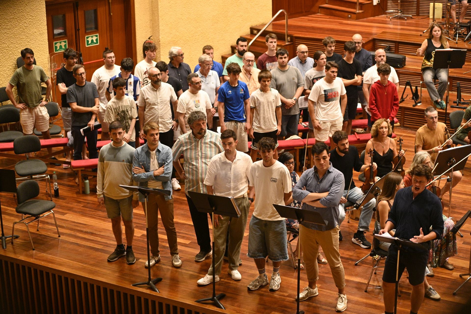 Un ensayo al más puro estilo Hollywood