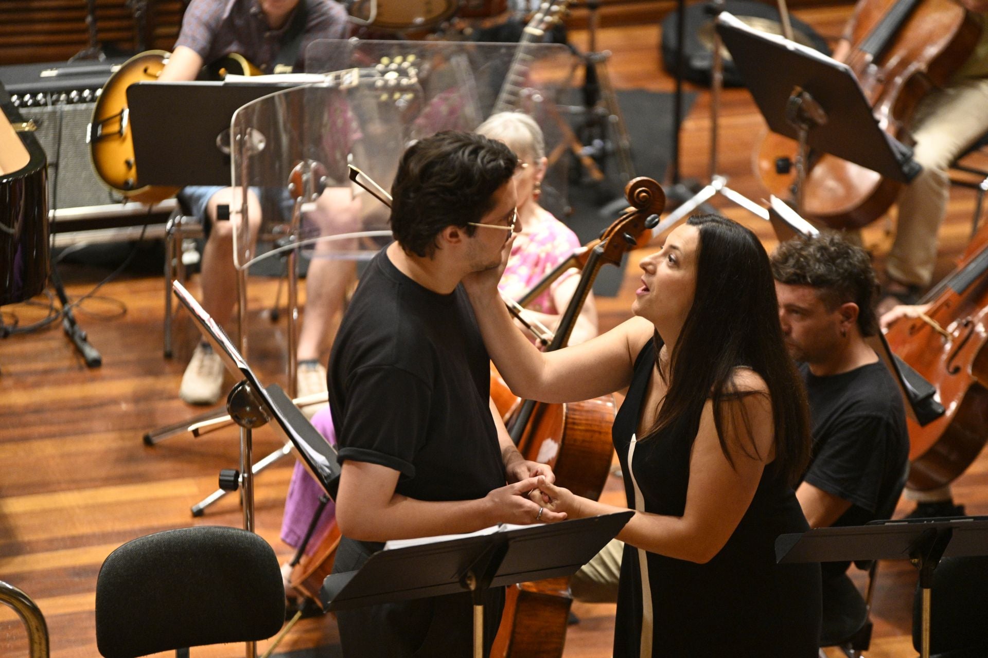 Un ensayo al más puro estilo Hollywood