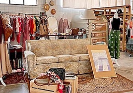 En la tienda se podrán encontrar toda clase de productos textiles de segunda mano.