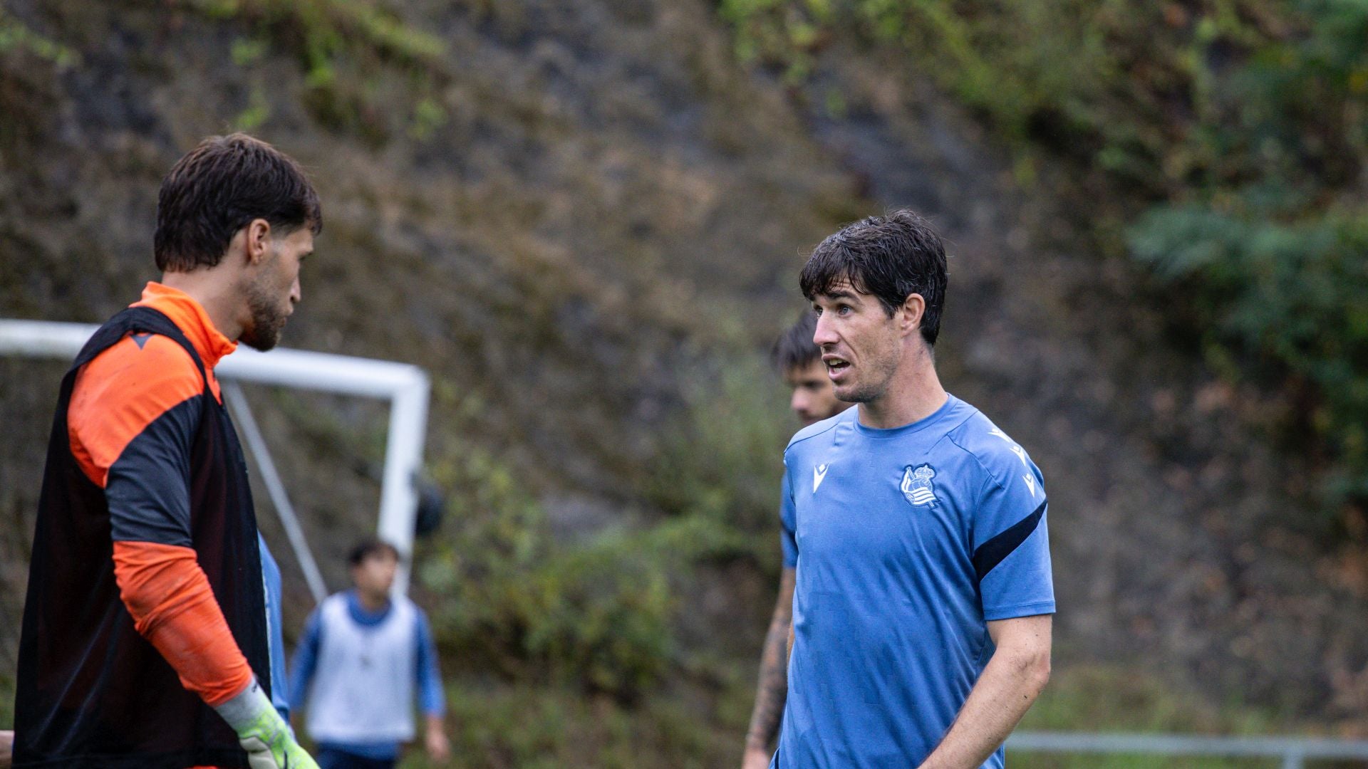 Esfuerzo bajo la lluvia en Zubieta
