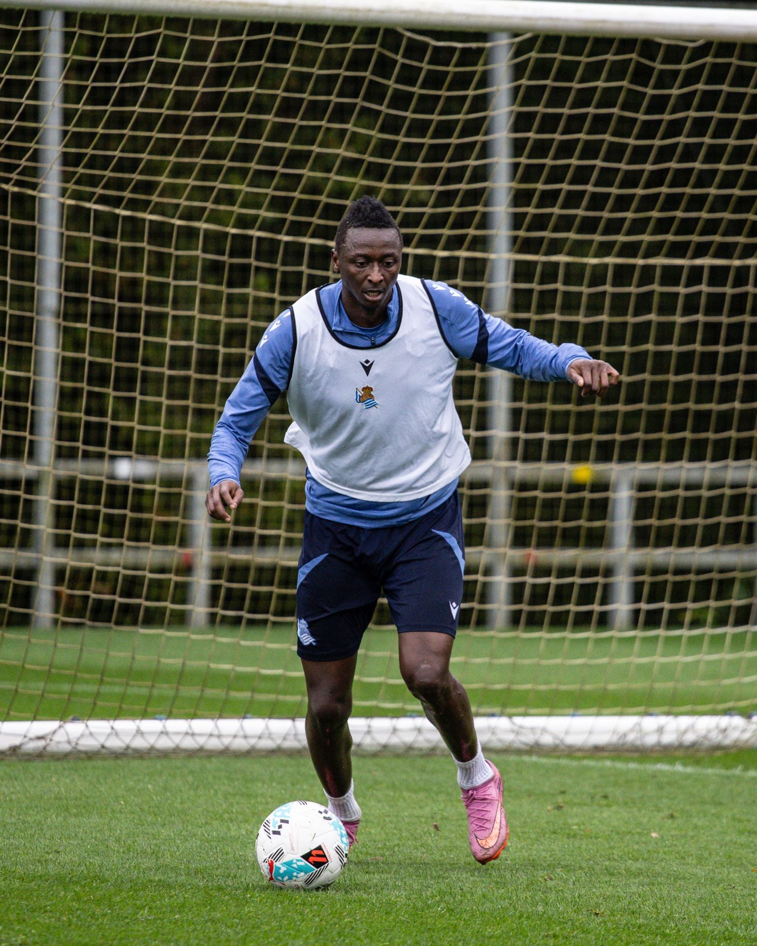 Esfuerzo bajo la lluvia en Zubieta