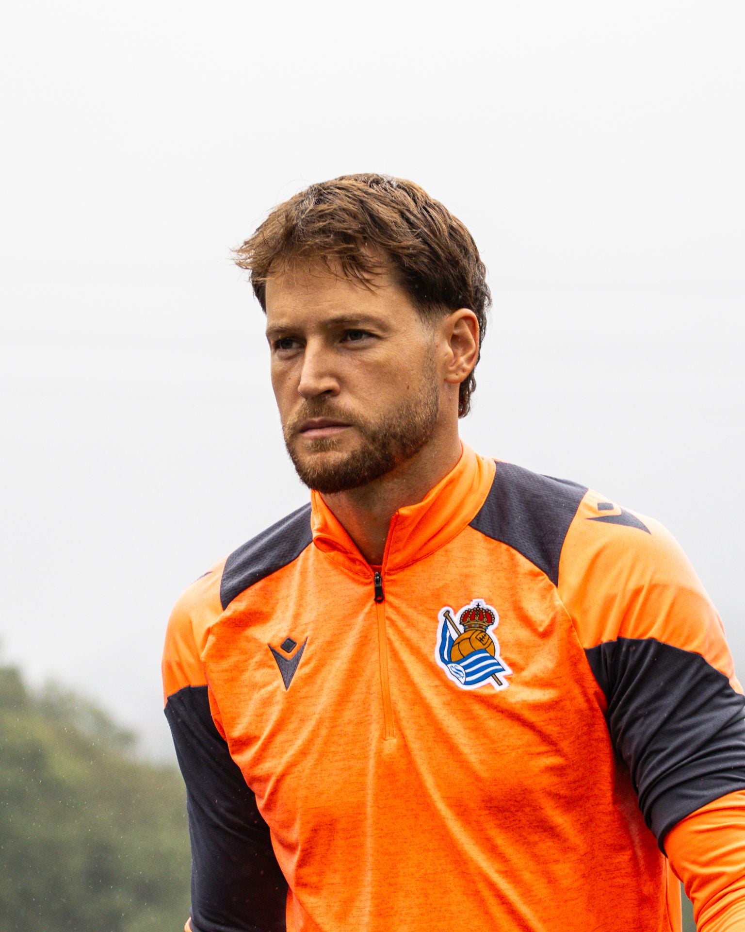 Esfuerzo bajo la lluvia en Zubieta