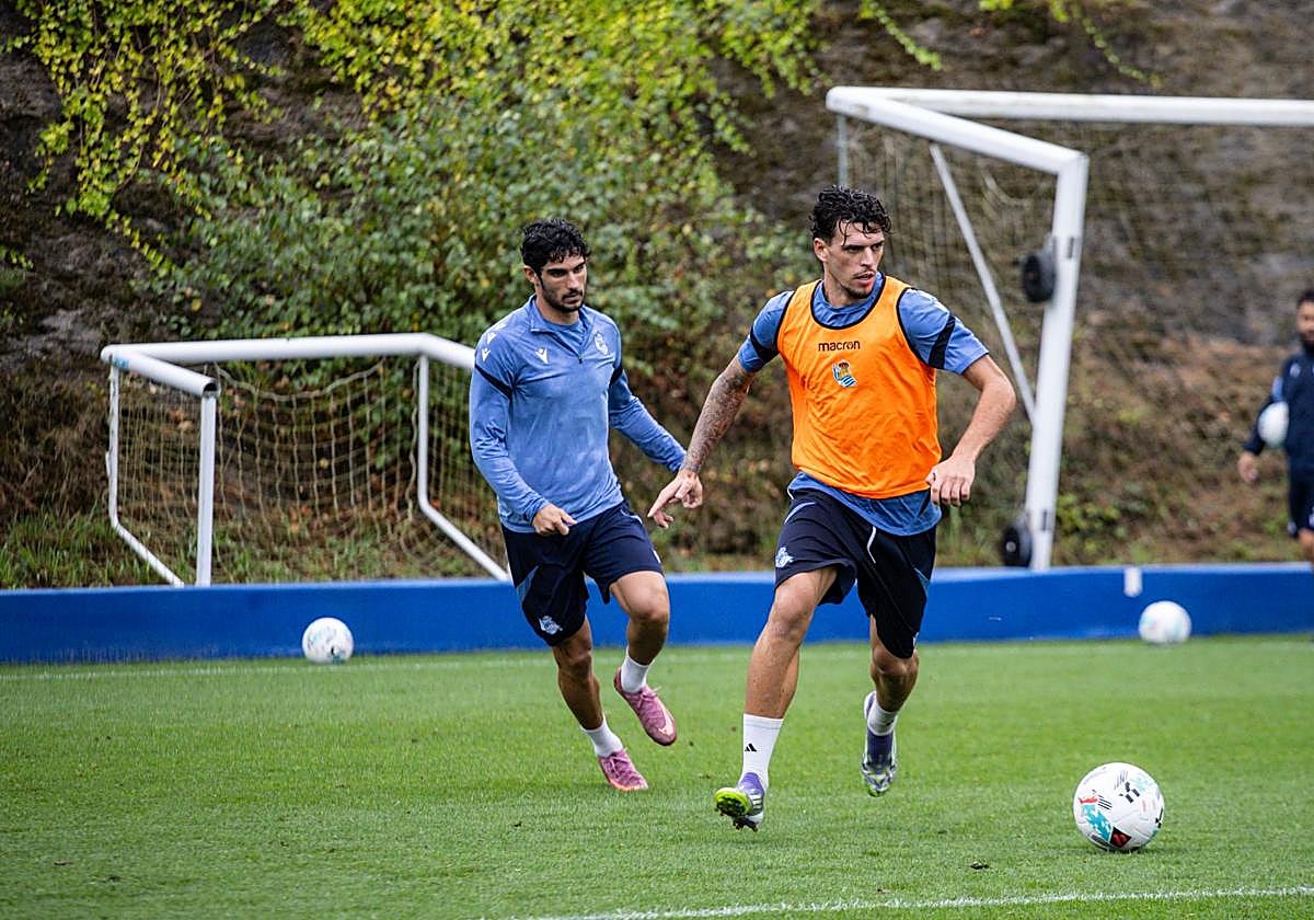 Esfuerzo bajo la lluvia en Zubieta