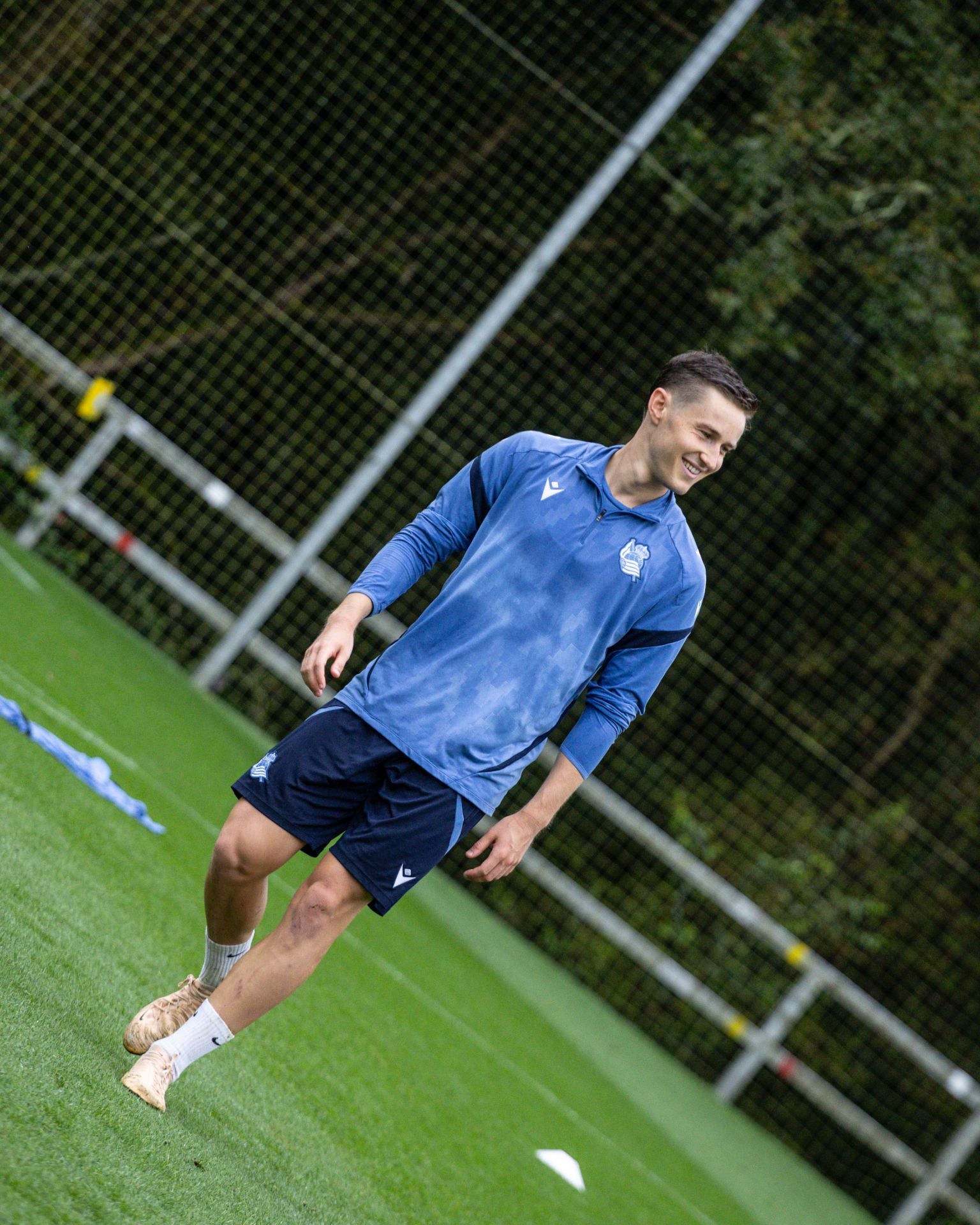 Esfuerzo bajo la lluvia en Zubieta