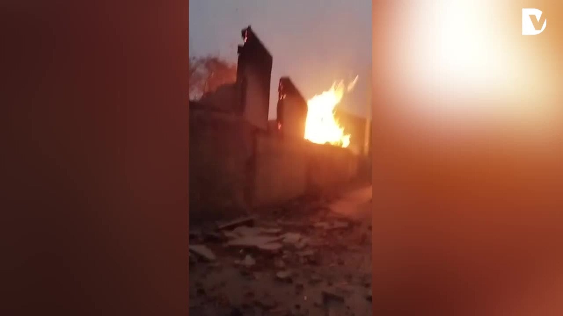 La desolación de un bilbaíno al ver arder su pueblo, San Pedro de Cansoles