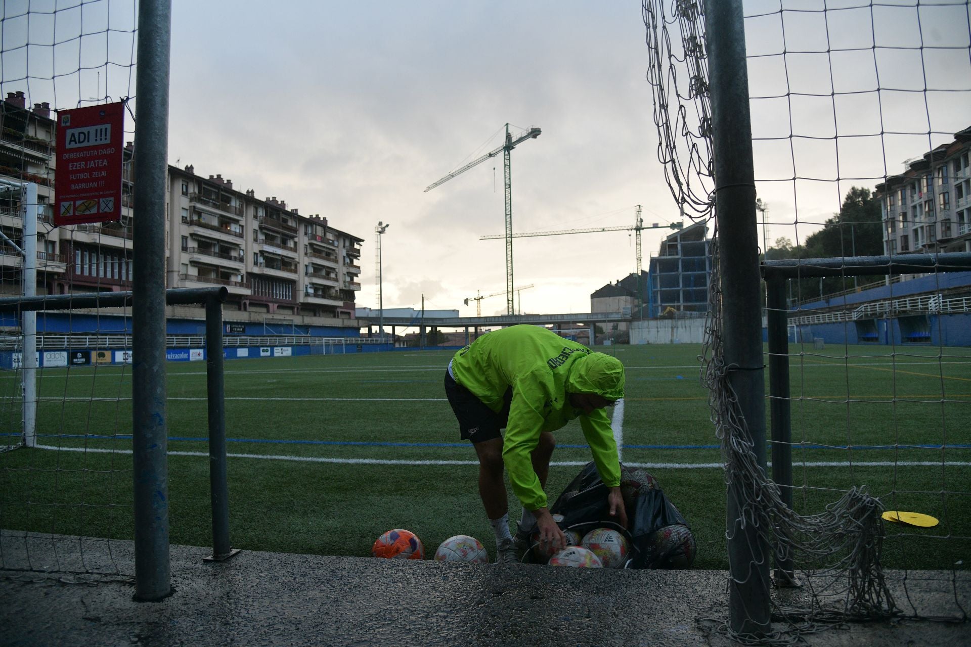 Illarramendi se entrena en el campo de San Miguel