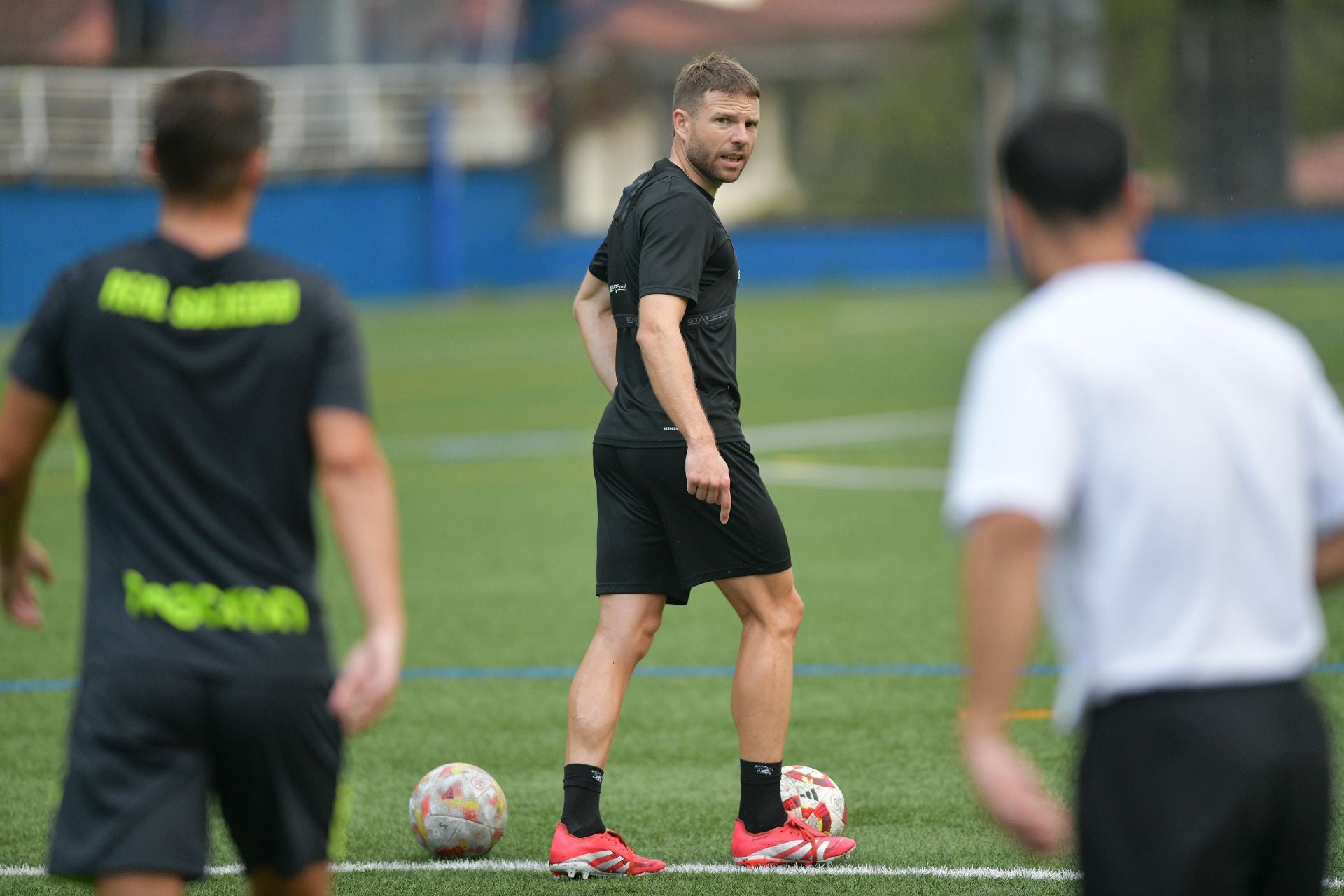 Illarramendi se entrena en el campo de San Miguel