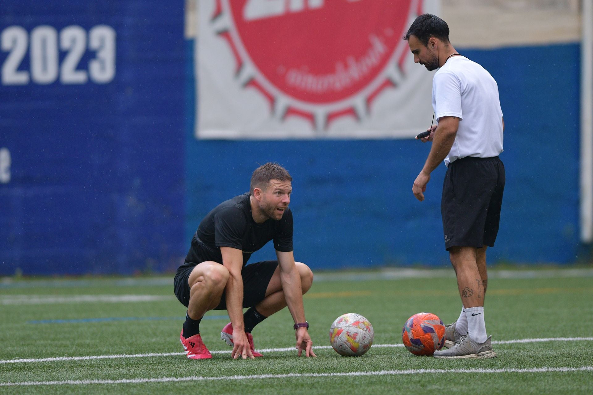Illarramendi se entrena en el campo de San Miguel
