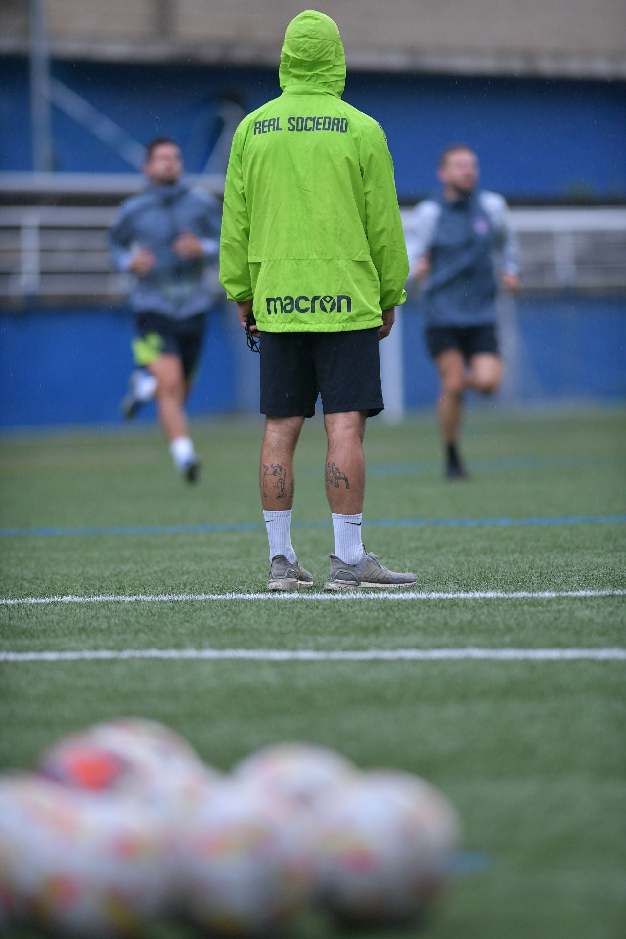 Illarramendi se entrena en el campo de San Miguel