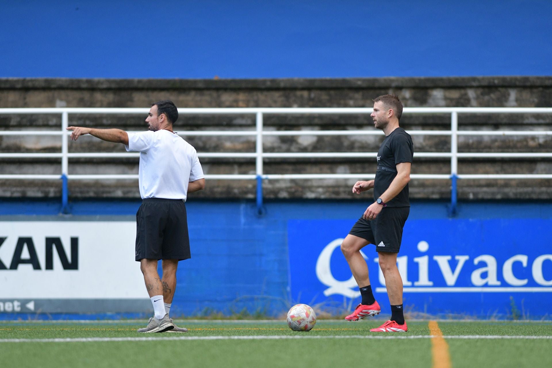 Illarramendi se entrena en el campo de San Miguel