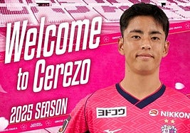 Eiji Kubo ya es oficialmente jugador del Cerezo Osaka