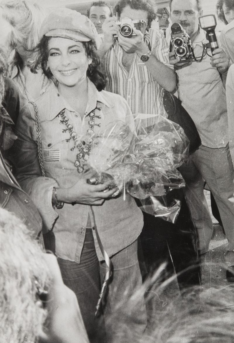 La actriz Elizabeth Taylor, en 1973.