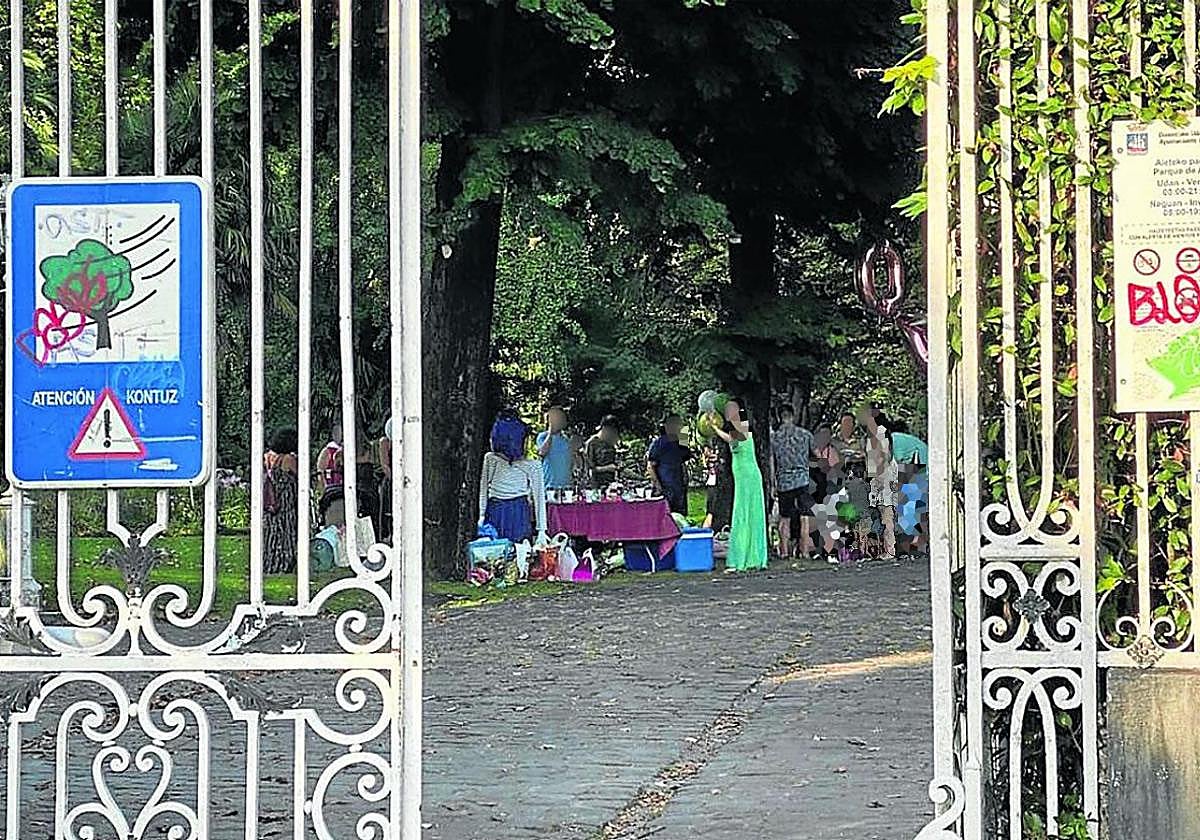 Un cumpleaños celebrado recientemente en el Palacio de Aiete.