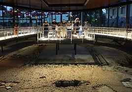 Las termas de Oiasso se han podido abrir al público este pasado mes de abril gracias a una ayuda europea de dos millones de euros.