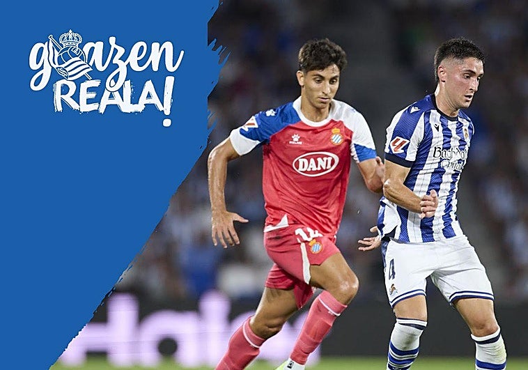 Jon Gorrotxategi debutó con la Real Sociedad en Anoeta ante el Espanyol.
