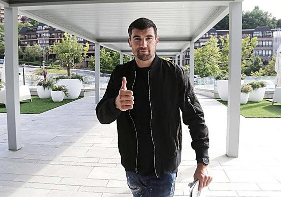 Mathew Ryan, a su llegada a Donostia hace cuatro años