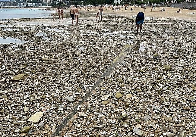 El listón fue descubierto en julio durante una inspección al pecio hallado el año pasado.