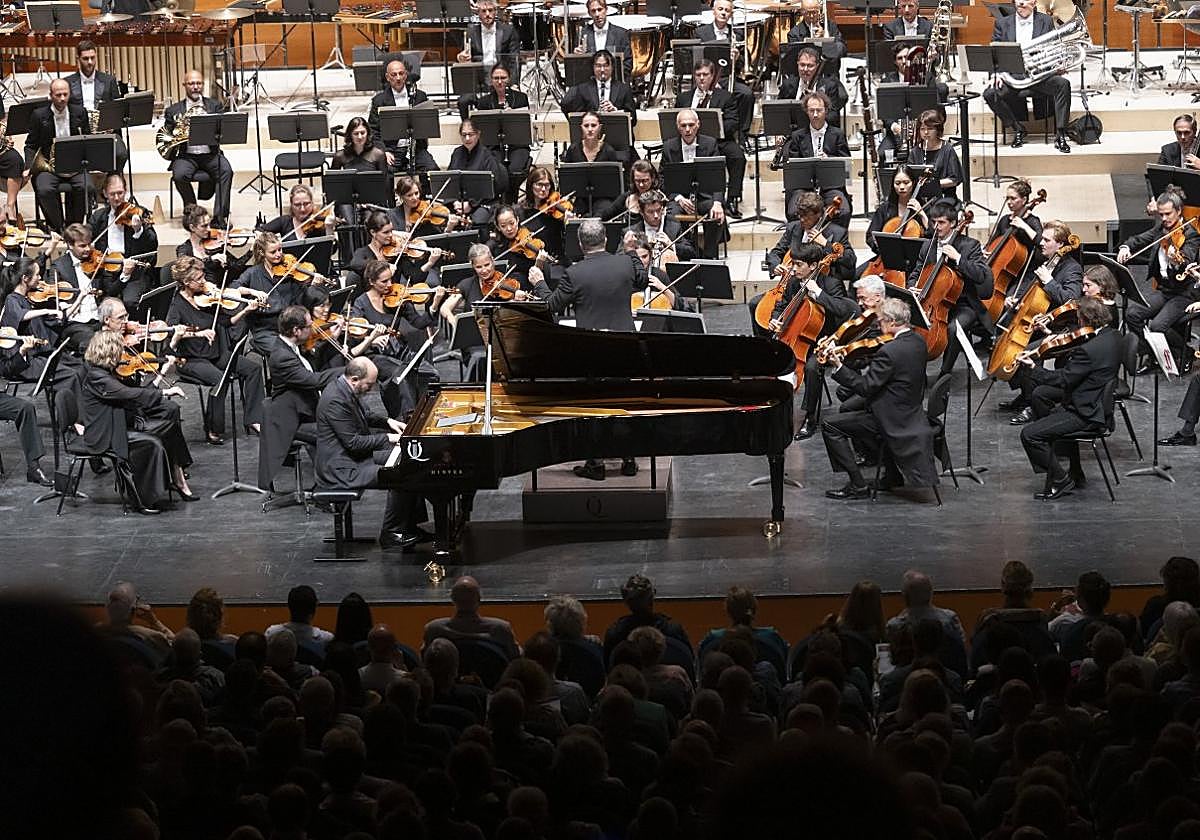 Un momento del concierto celebrado este miércoles en el Kursaal.