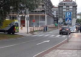 Atropellado  un peatón en un paso cebra