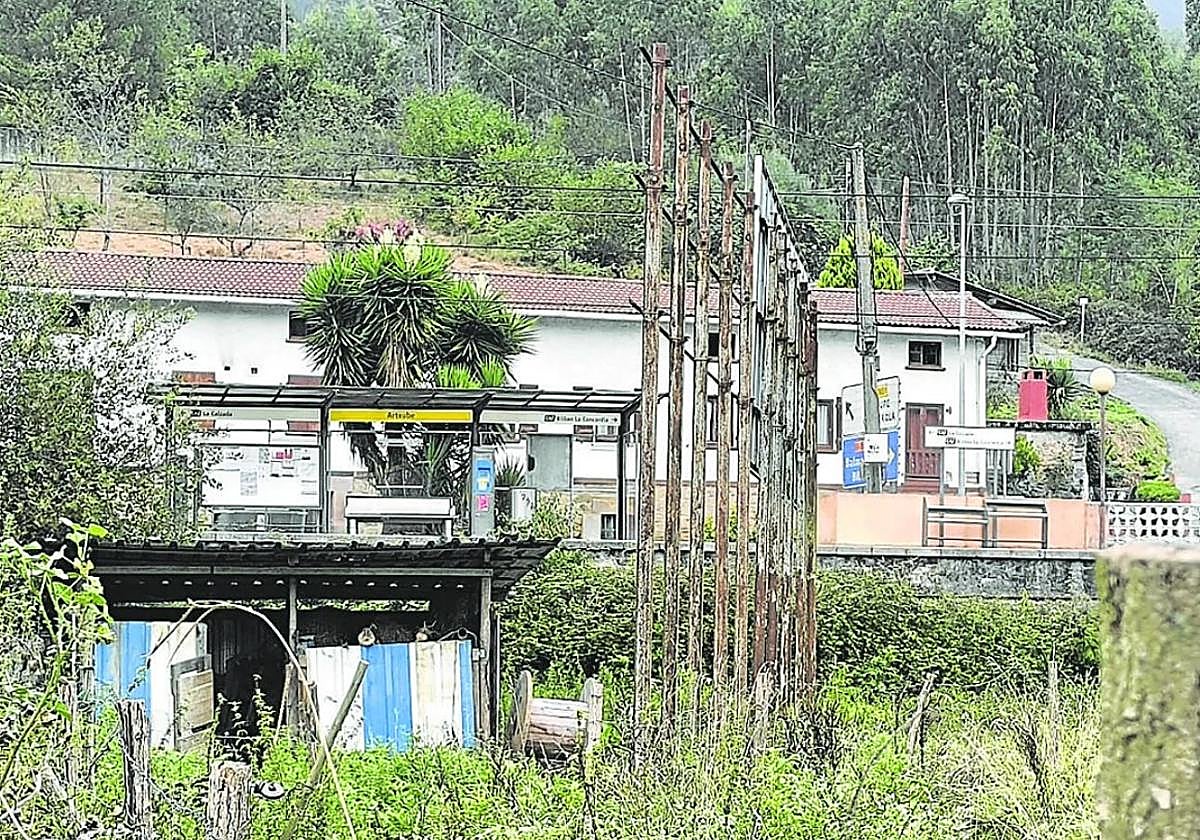 Imagen de la zona de Güeñes en la que un individuo abusó sexualmente de un poni