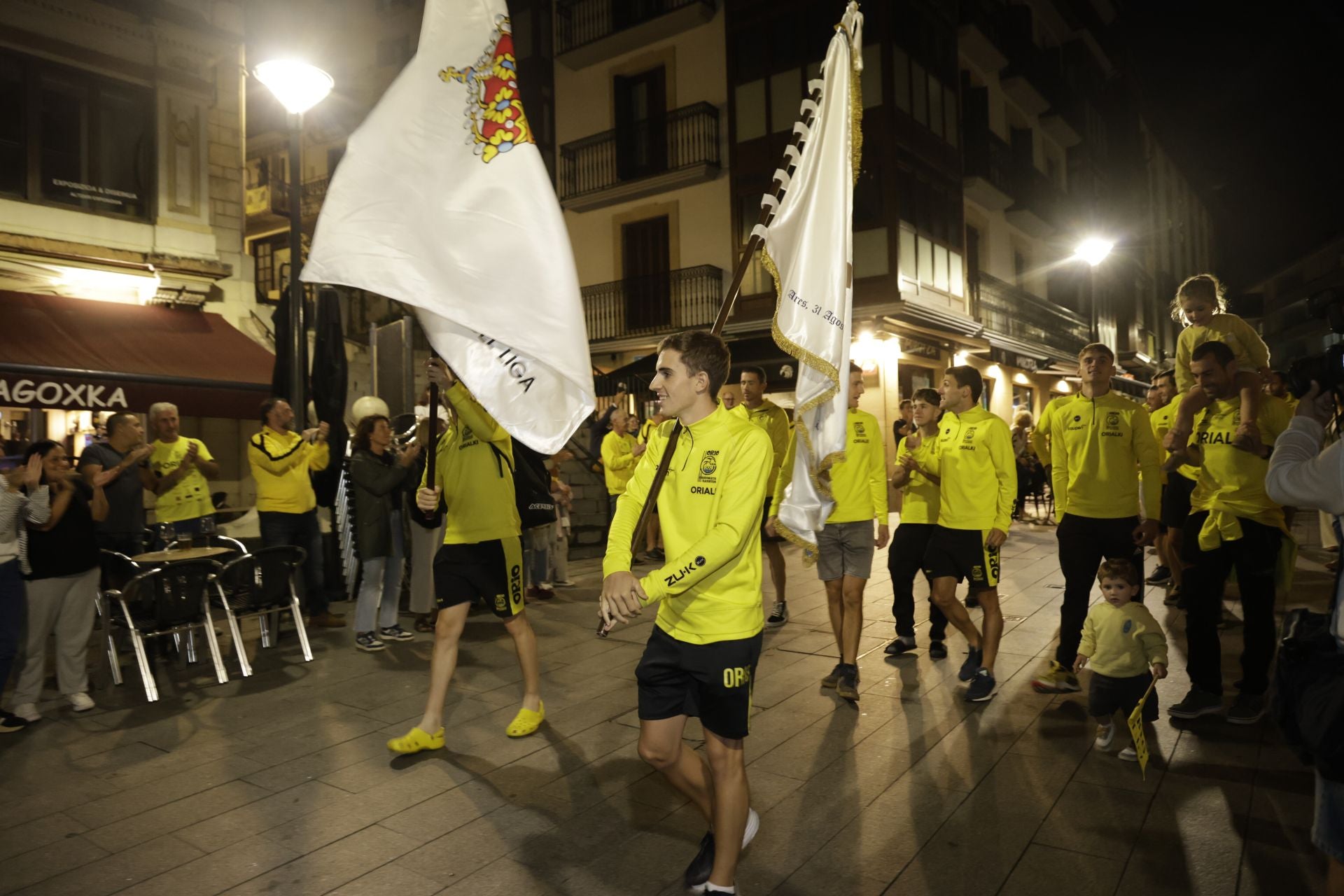 Orio recibe a sus campeones