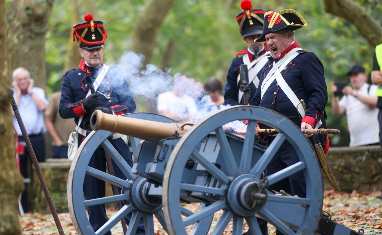 Con la victoria de los soldados irundarras sobre los franceses en el recuerdo
