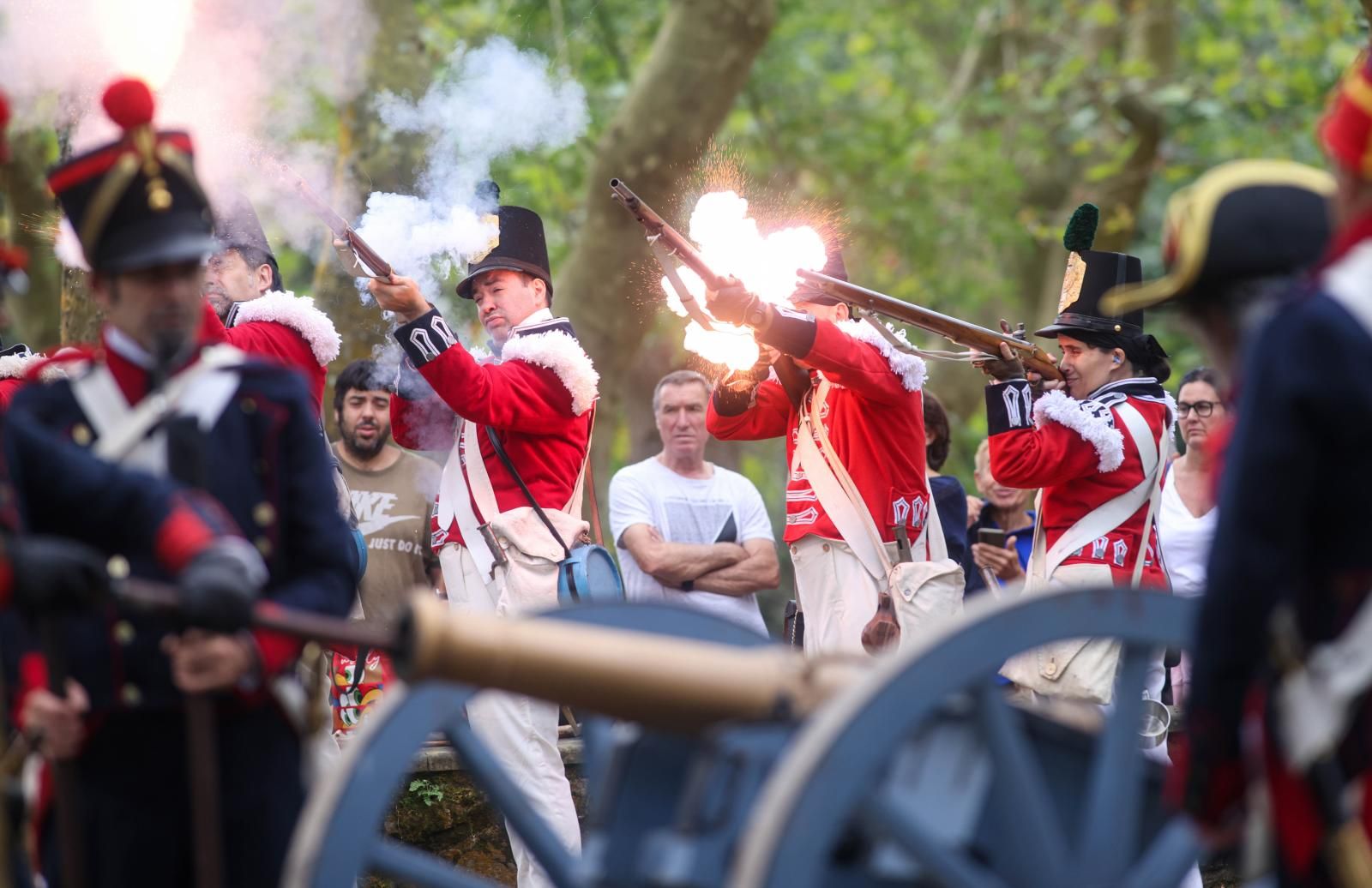 Con la victoria de los soldados irundarras sobre los franceses en el recuerdo