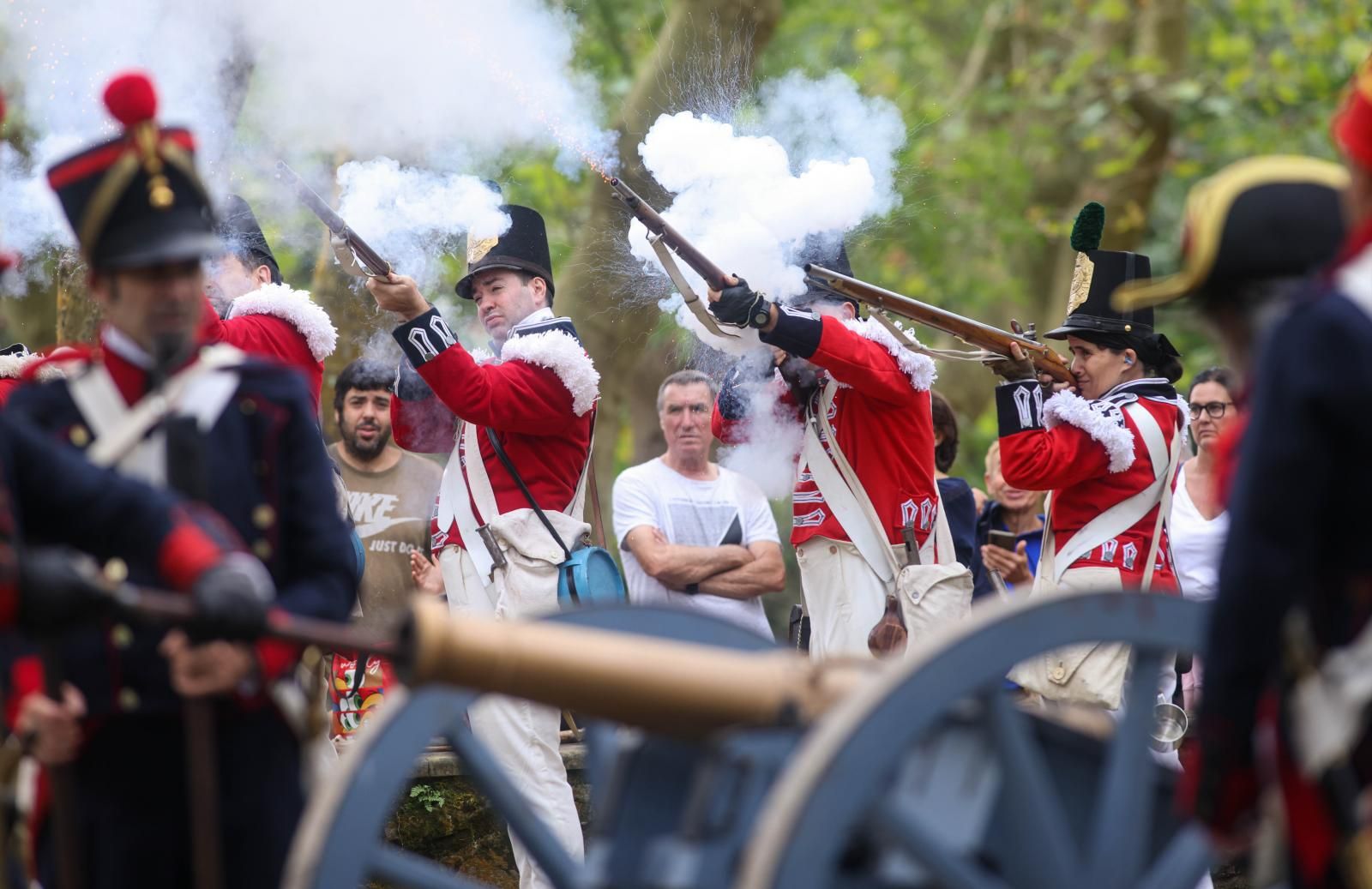 Con la victoria de los soldados irundarras sobre los franceses en el recuerdo