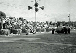Meta en Amara Berri para el premio automovilista de 1950.