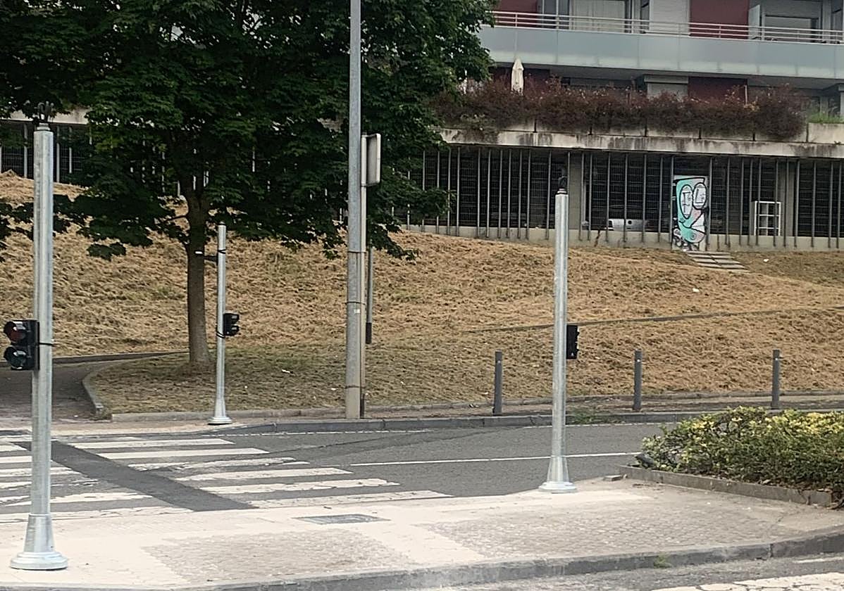 Reflexiona P. D.: «Llevamos desde el mes de junio esperando a que terminen de poner los semáforos del paso de peatones en el vial de Lugaritz. Después de años de peticiones por fin se nos hizo caso. Aunque los postes llevan dos meses ahí y todavía los semáforos no se han puesto en marcha. Además, deben rebajar las aceras para las personas que usan silla de ruedas».