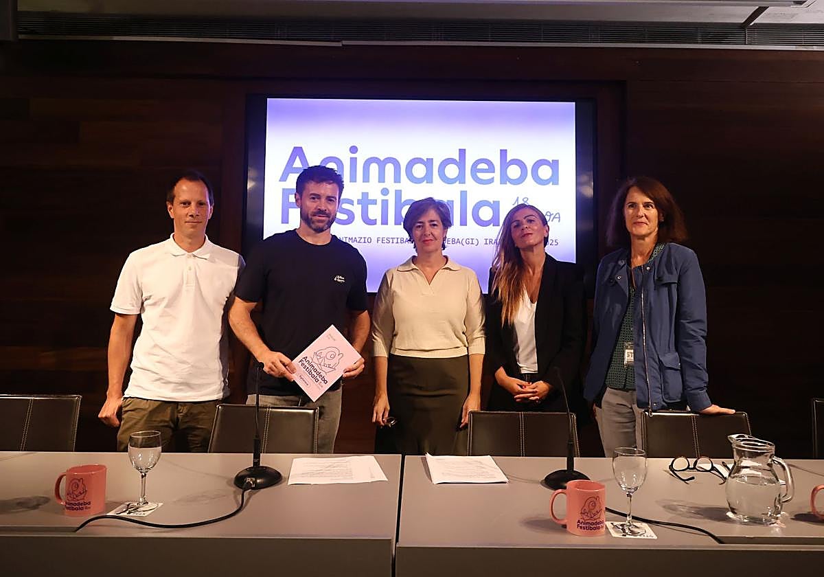 Presentación de la decimoctava edición de Animadeba Festibala, este lunes en San Telmo.