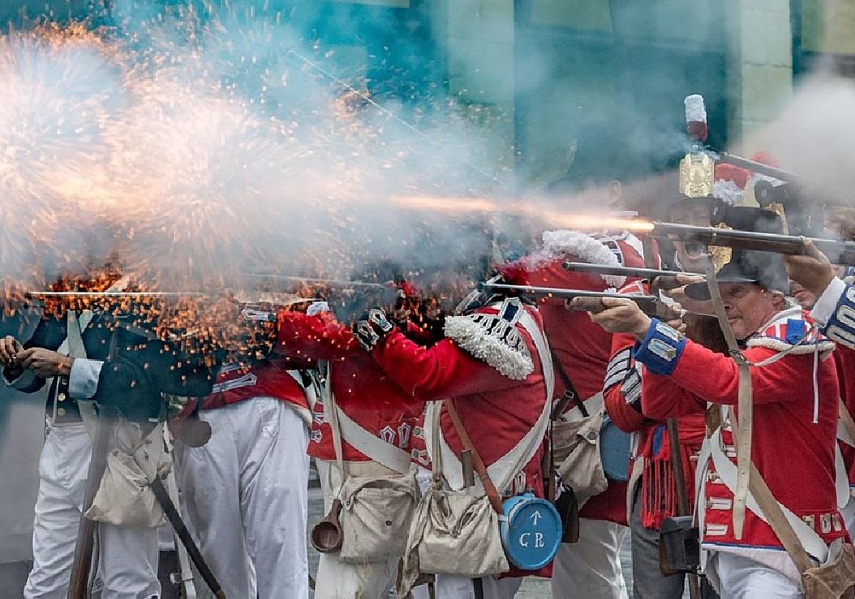 Imágenes de la participación de los lasarteoriatarras en la conmemoración el domingo del aniversario del 31 de agosto en Donostia.
