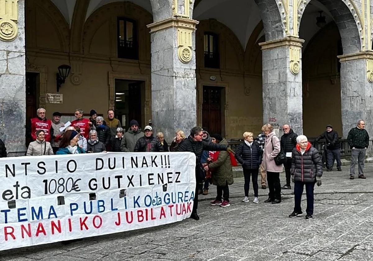 Movilización desarrollada este año en Hernani.