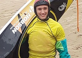 Daniel Fernández competirá desde este viernes en el Europeo de kayak surf