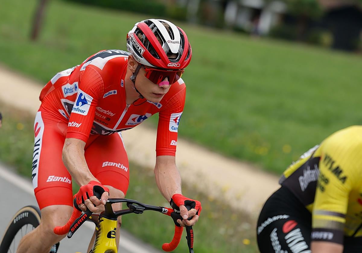 Jonas Vingegaard, durante la etapa de este miércoles.