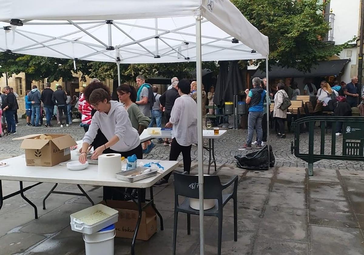 Parrillada organizada por Axtroki el año pasado.