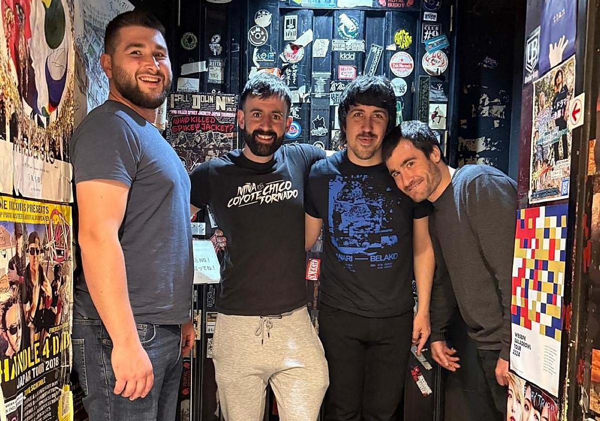 Los integrantes de Rukula, una de las tres bandas que actuará este sábado.