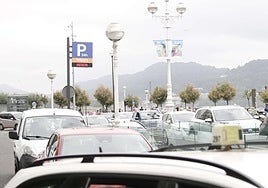 Parking de La Concha de San Sebastián.