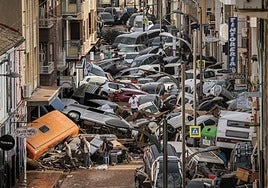 Fotografía ganadora del concurso 'Picture of the Year Latam' perteneciente a la serie de la agencia EFE sobre la dana del 29 de octubre que devastó la provincia de Valencia.