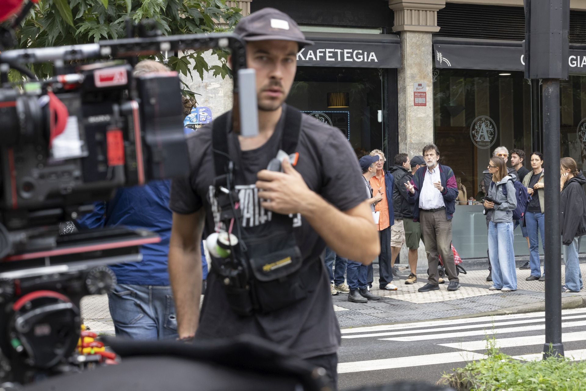 Rodaje de la nueva película de Nanni Moretti en Donostia