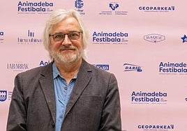 El director y guionista holandés Michaël Dudok de Wit en la inauguración del festival en Deba.
