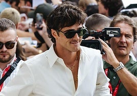 Jacob Elordi, durante una alfombra roja en el Festival de Cine de Venecia.