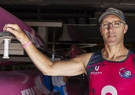 Joseba Fernández, entrenador y remero de San Juan.